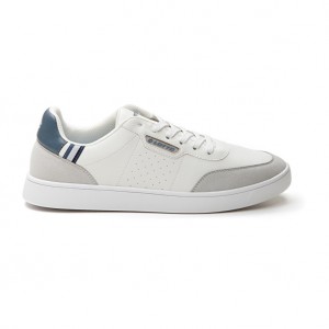 Men Lotto 1973 1 Amf Sneakers White / Blue / Light / Brown / Grey | 83510-WRKF