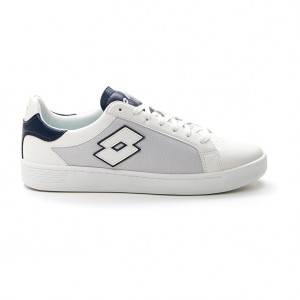 Men Lotto 1973 Amf Evo Vi Net Sneakers White / Blue | 71689-JPDU