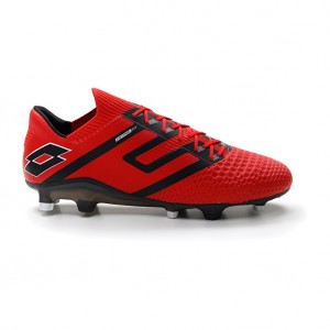 Men Lotto Maestro 100 Iv Fg Soccer Shoes Red / Black | 84605-MLAB