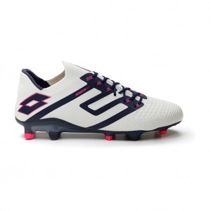 Men Lotto Maestro 100 Iv Fg Soccer Shoes White / Navy / Blue | 08931-GXMU