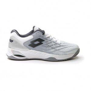 Men Lotto Mirage 100 Cly Tennis Shoes White / Silver | 10268-FEVA