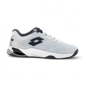 Men Lotto Mirage 100 Ii Spd Tennis Shoes White / Grey | 04712-BEXF