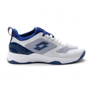 Men Lotto Mirage 200 Spd Tennis Shoes White / Blue / Royal | 28390-VESL