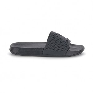 Men Lotto Moku Iii Slippers Black | 69150-OIPS