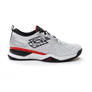 Men Lotto Raptor Hyperpulse 100 Spd Tennis Shoes White / Black / Red | 09342-RPIA