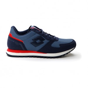 Men Lotto Runner '95 Amf Sneakers Blue / Blue | 42508-VYXS