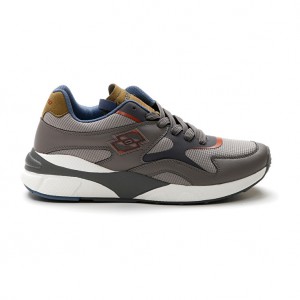 Men Lotto Sirius '95 Amf Sneakers Grey / Grey / Grey | 03586-BAZS