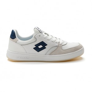 Men Lotto Sk-b 360 Amf Sneakers White / Blue | 76548-DKUA