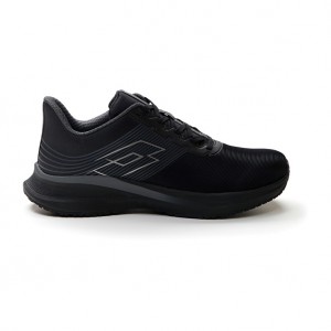 Men Lotto Speedevo 700 Ii Running Shoes Black | 32468-KVOI