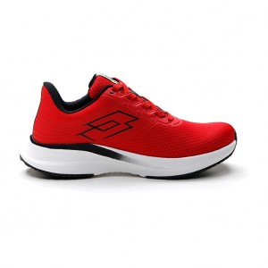 Men Lotto Speedevo 700 Iii Running Shoes Red / Black | 60458-KBMN