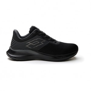 Men Lotto Speedevo 700 Iii Running Shoes Black | 92068-URLS