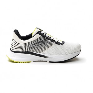 Men Lotto Speedevo 700 Running Shoes White / Black | 23148-HQXC