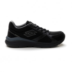 Men Lotto Speedride 600 Xii Running Shoes Black | 02368-KLRX