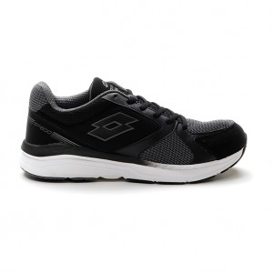 Men Lotto Speedride 600 Xii Running Shoes Black / Grey | 79134-FKHX