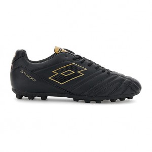 Men Lotto Stadio 705 Agm Soccer Shoes Black / Light | 47109-HKQV