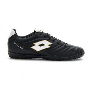 Men Lotto Stadio 705 Tf Soccer Shoes Black | 05846-TLBO