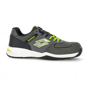 Men Lotto Street Safety Shoes Grey | 04167-WEHU