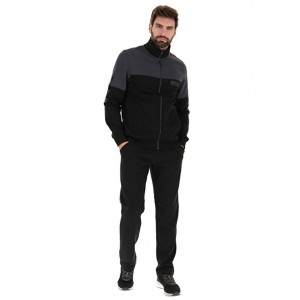 Men Lotto Suit Dual Vii Tracksuits Black | 62190-YEZF