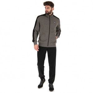 Men Lotto Suit More Vii Mel Tracksuits Grey / Black | 31579-USRY