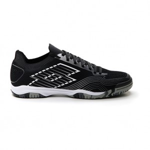 Men Lotto Tacto 250 Id Soccer Shoes Black / White / Grey | 37401-SEWY