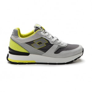 Men Lotto Tokyo Ginza Crack Leggenda Grey / Light / Brown / Grey / Green | 35481-LFPB