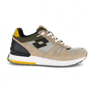 Men Lotto Tokyo Shibuya Leggenda Beige / Olive | 36819-MOVN