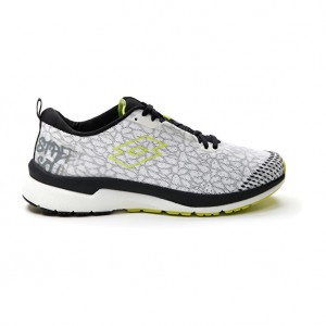 Men Lotto Volata Hyperpulse 100 Running Shoes White / Green | 03851-CDSA