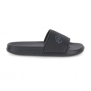 Women Lotto Gaya Ii W Slippers Black | 31456-FBSV