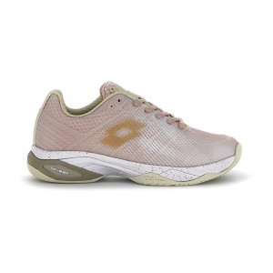 Women Lotto Mirage 300 Iii Spd W Tennis Shoes White / Coral | 35247-AIBY