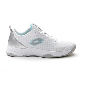 Women Lotto Mirage 600 Alr W Tennis Shoes White / Silver / Blue | 57261-MVXQ