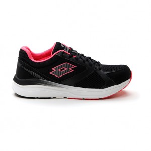 Women Lotto Speedride 600 Xi W Running Shoes Black | 32704-QAUS