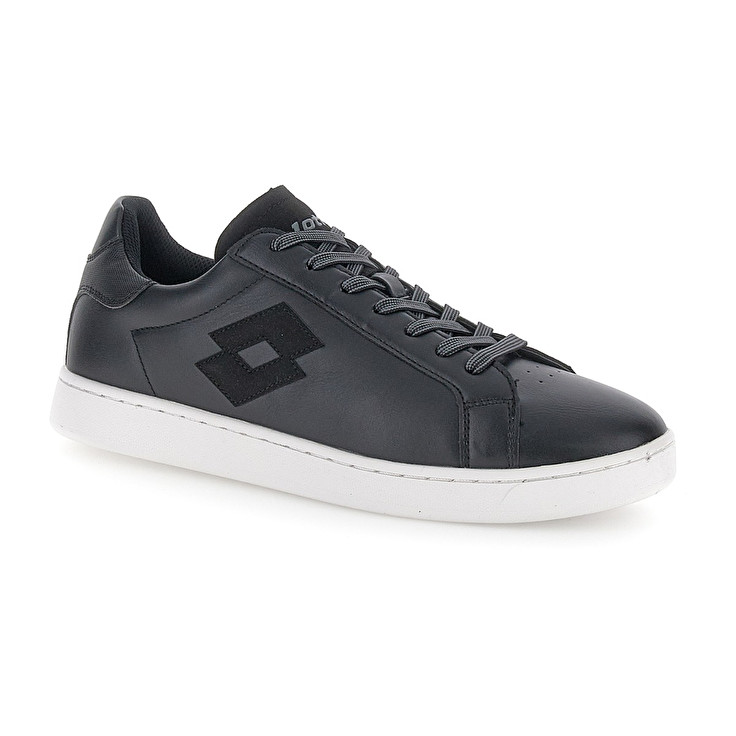 Men Lotto 1973 Amf Evo Vii Sneakers Black | 06423-YJAN