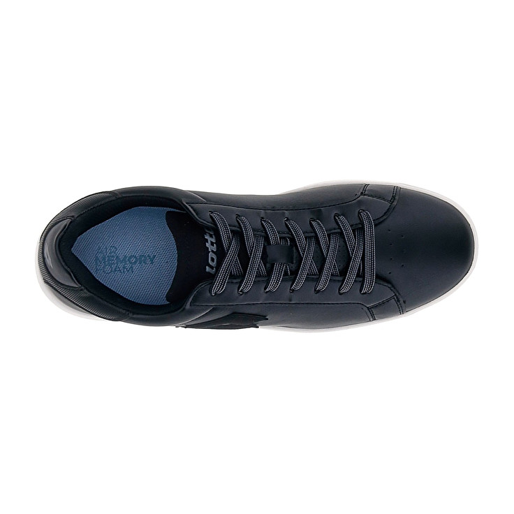 Men Lotto 1973 Amf Evo Vii Sneakers Black | 06423-YJAN