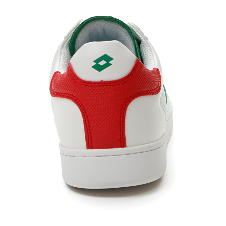 Men Lotto 1973 Amf Net Sneakers White / Green / Red | 75082-KYLB