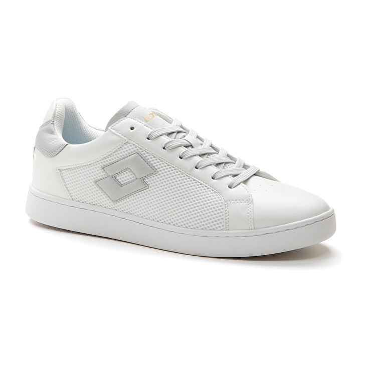 Men Lotto 1973 Amf Net Sneakers White / Light / Brown / Grey | 74931-NIQF