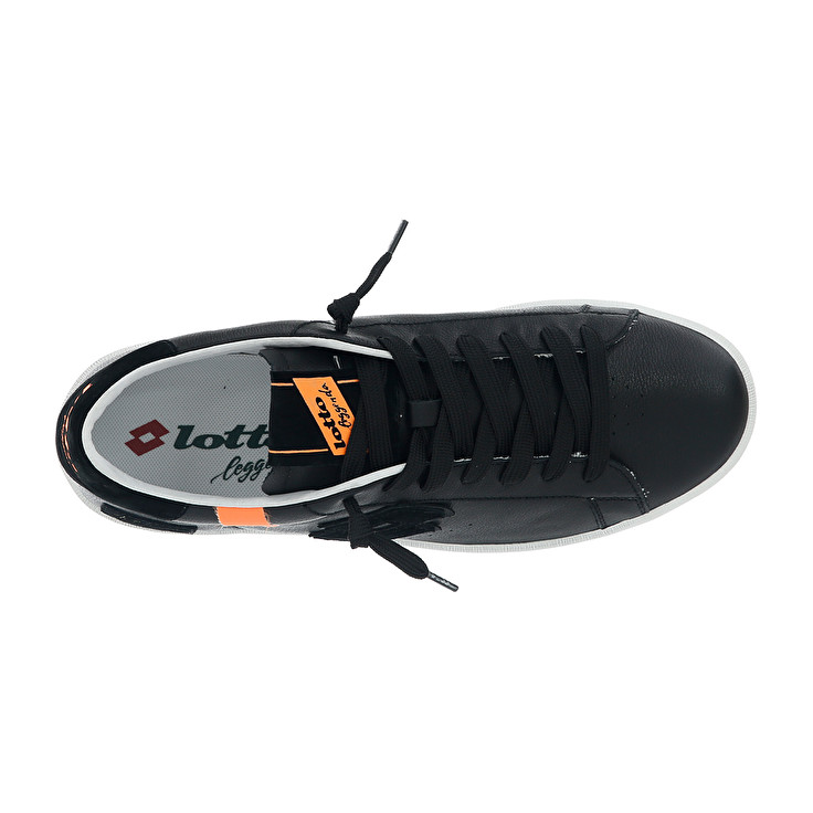 Men Lotto Autograph Block Leggenda Black / Orange | 25037-VKZL