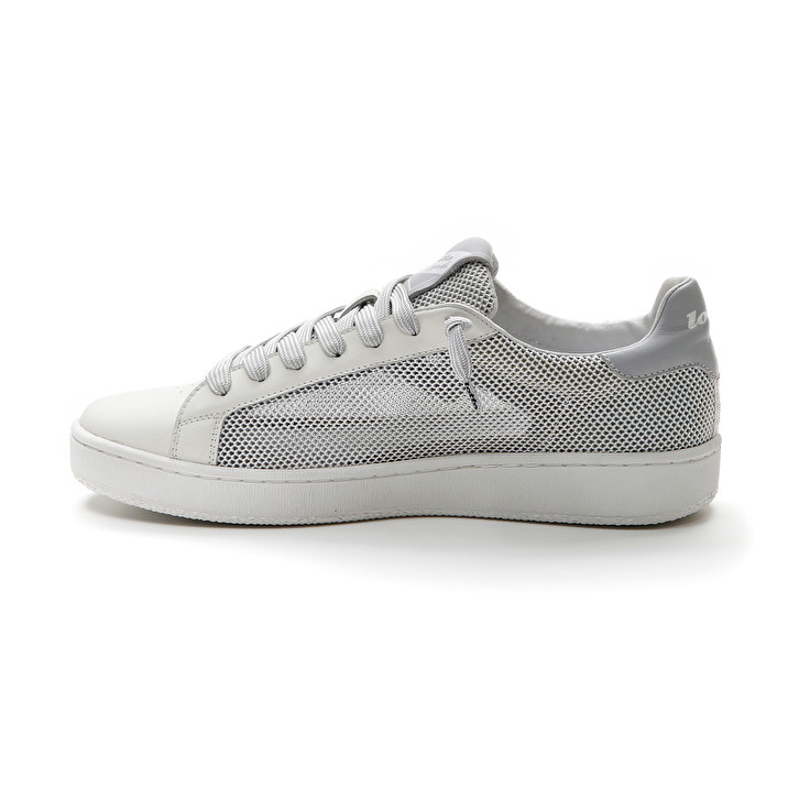 Men Lotto Autograph Net Leggenda White / Grey | 39247-RIHM