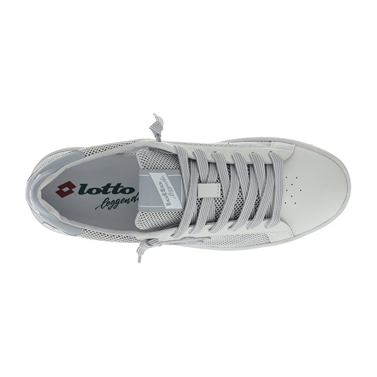 Men Lotto Autograph Net Leggenda White / Grey | 39247-RIHM