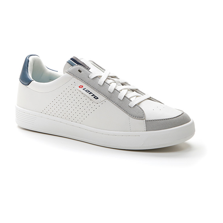 Men Lotto Court '73 Amf Sneakers White / Blue | 37920-LQKM