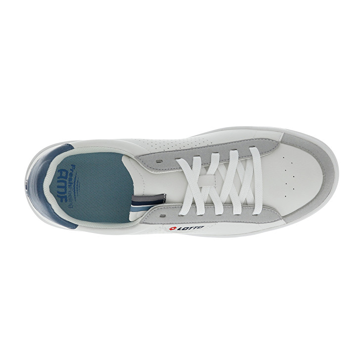 Men Lotto Court '73 Amf Sneakers White / Blue | 37920-LQKM