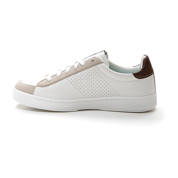 Men Lotto Court '73 Amf Sneakers White / Brown | 69057-HMTL