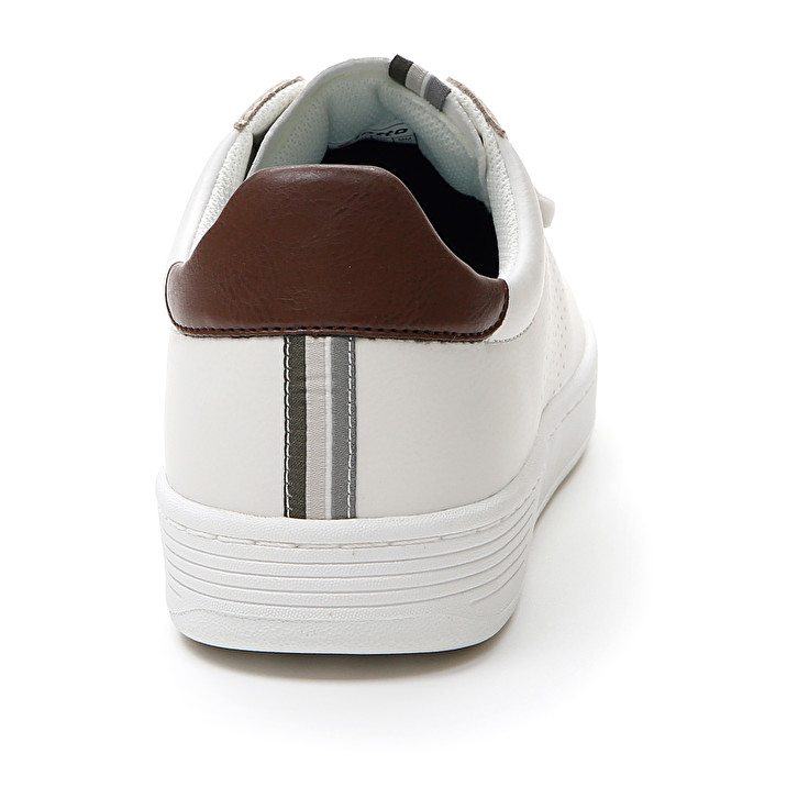 Men Lotto Court '73 Amf Sneakers White / Brown | 69057-HMTL