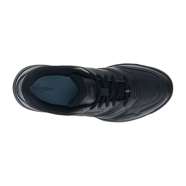 Men Lotto Court Logo Amf Xix Sneakers Black | 41638-KYHI