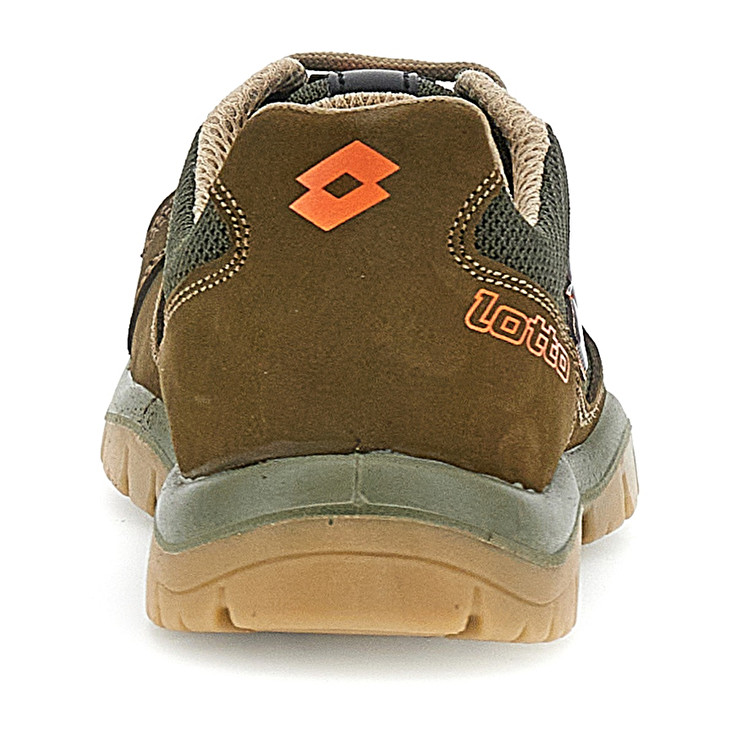 Men Lotto Jump 500 Safety Shoes Brown | 15208-UATJ