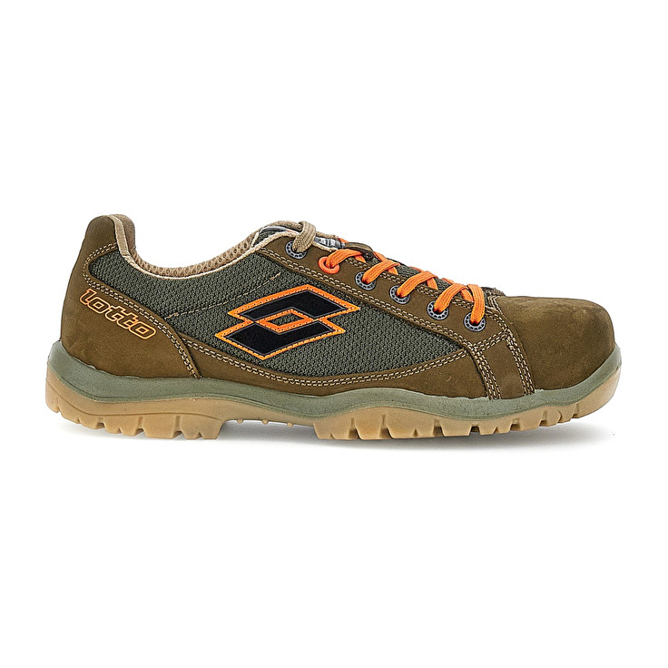 Men Lotto Jump 500 Safety Shoes Brown | 15208-UATJ