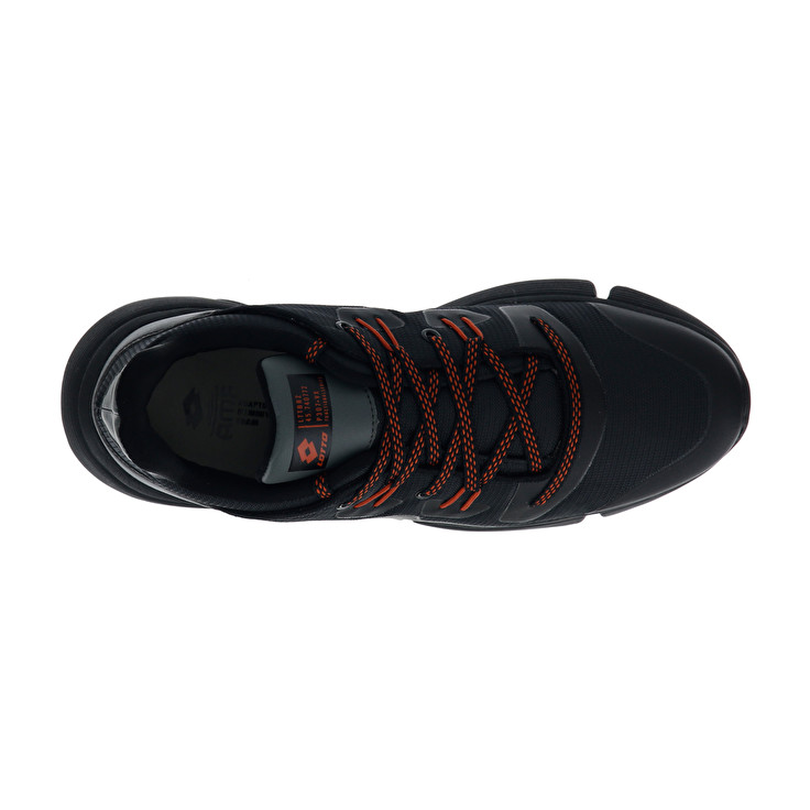 Men Lotto Libra Amf 1 Sneakers Black / Red | 74826-CWNY