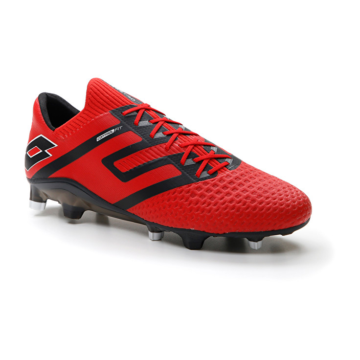 Men Lotto Maestro 100 Iv Fg Soccer Shoes Red / Black | 84605-MLAB