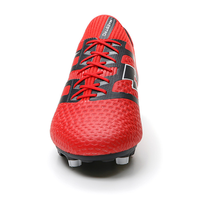 Men Lotto Maestro 100 Iv Fg Soccer Shoes Red / Black | 84605-MLAB