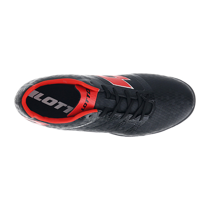 Men Lotto Maestro 700 Iv Tf Soccer Shoes Black / Red | 98132-RUXI