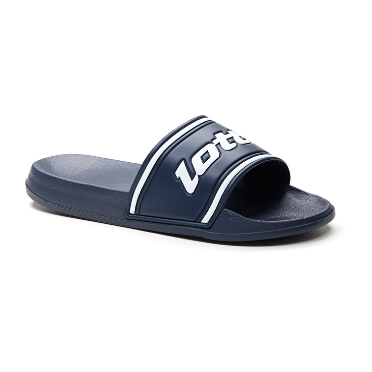 Men Lotto Midway Iv Slippers Blue / White | 24307-GTJD